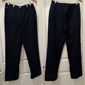Vintage St. John Sport High Rise Blue Trousers Size 8
